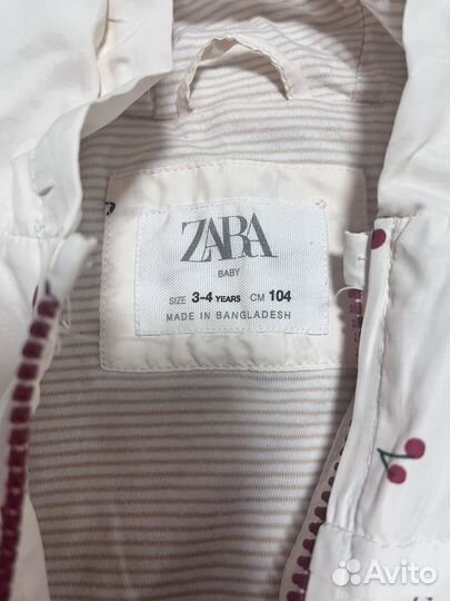 Ветровка zara 104