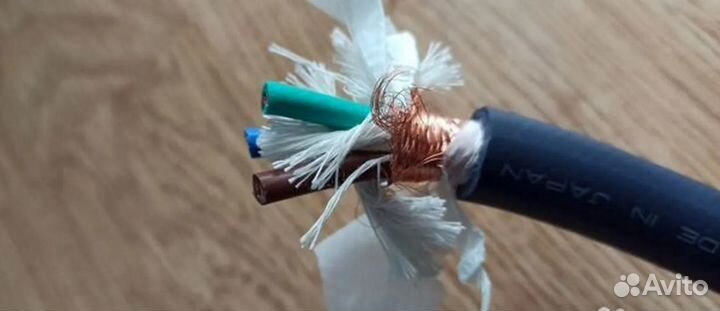 Кабель oyaide силовой 220В новый 1,5м