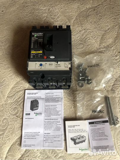 Термо-магнитный 3-пол. автомат 25А, 25kA