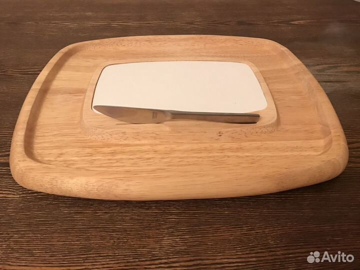 Тарелка сервировочная для сыра новая