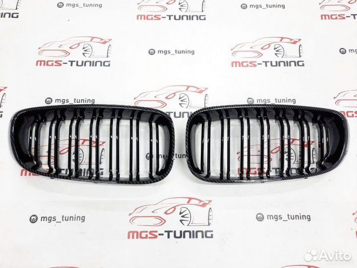 Ноздри BMW 3 серии GT f34 11-19г Под карбон