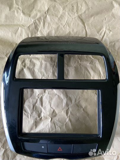 Рамка 2 дин для Митсубиши Asx