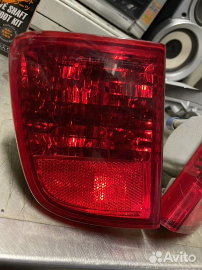 Катафоты,ходовые огни заднего бампера lc200 07-14