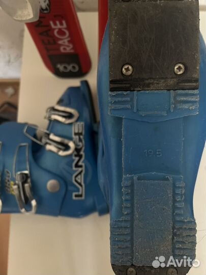 Горные лыжи детские 100 комплект