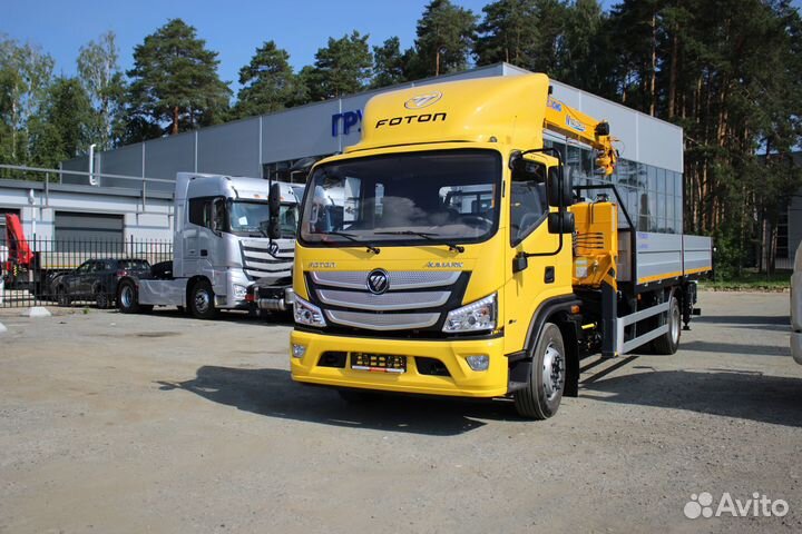 Бортовой грузовик Foton S120 с КМУ XCMG, 2023