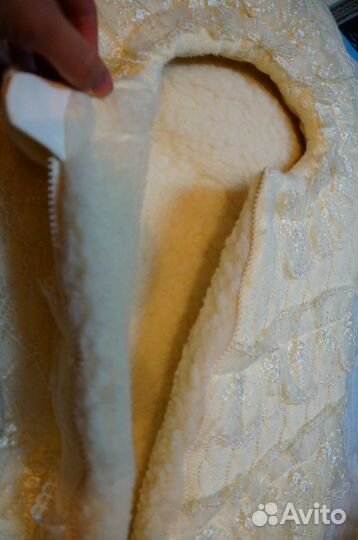 Меховой конверт для новорожденного