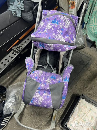 Детские санки коляска