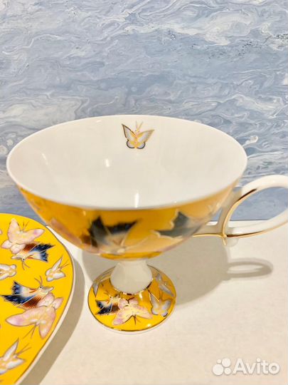 Чашка с блюдцем Баттерфляй yamasen япония