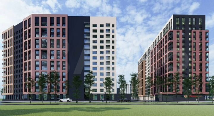 Квартира-студия, 23,3 м², 3/15 эт.