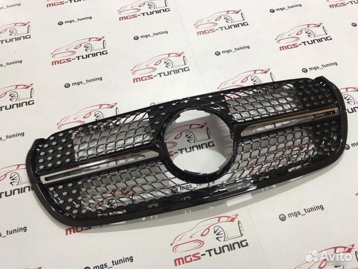 Решетка на Mercedes X-Class Diamond Black