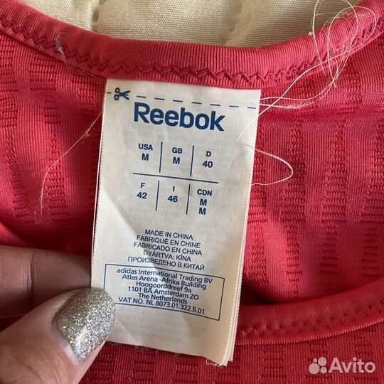 Reebok топ спортивный