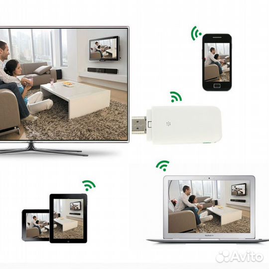 Hdmi Адаптер Ipush для передачи wifi сигнала на тв