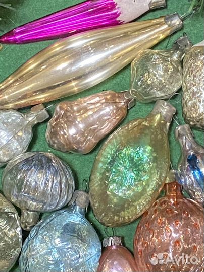 Елочные игрушки СССР Льдинки Лот 402