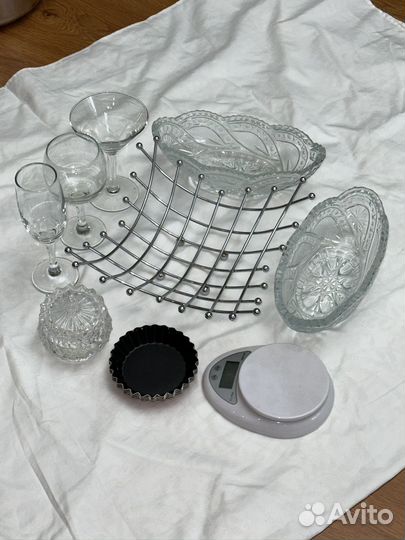 Посуда набором хрусталь