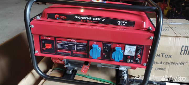Бензиновый генератор Edon рт3300, (3300 Вт)