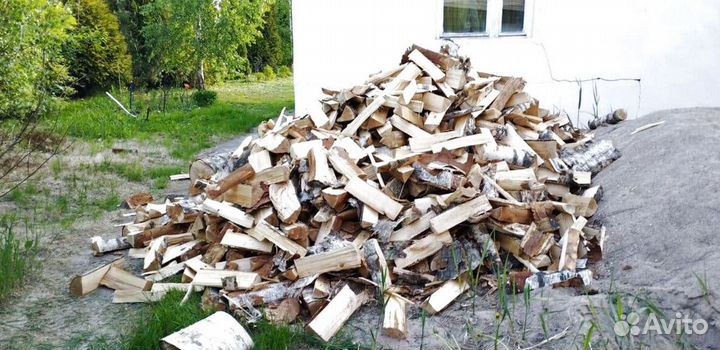 Дрова колотые сухие