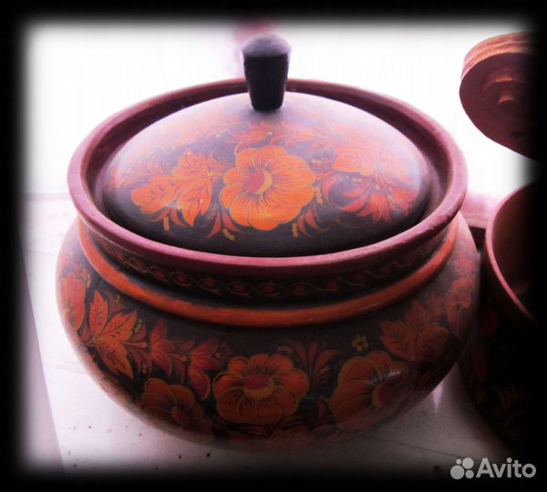 СССР Горшок, Хохлома