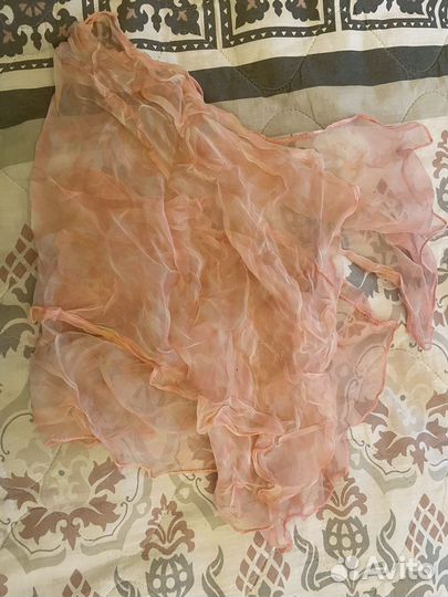 Шарф розовый для Марины