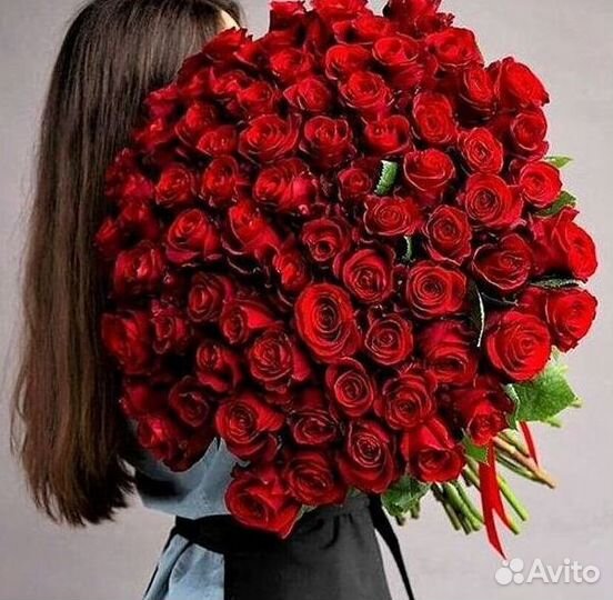 Высокие розы Доставка цветов