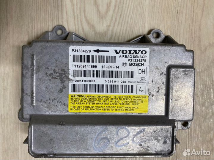 Блок управления Air Bag Volvo S60