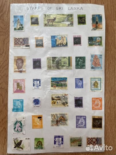 Почтовые марки Шри Ланка