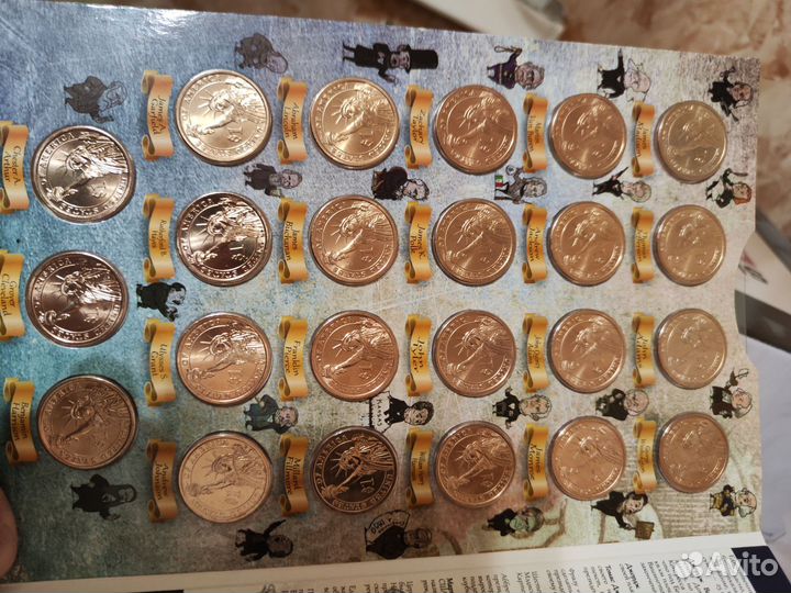 Полная коллекция монет Президенты США