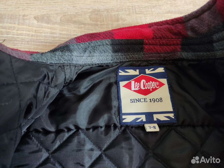 Утепленная рубашка для мальчика