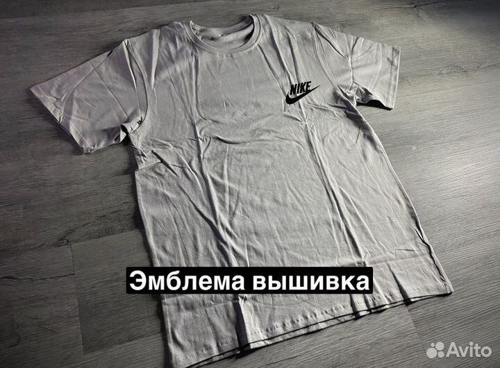 Футболка Nike мужская серая новая