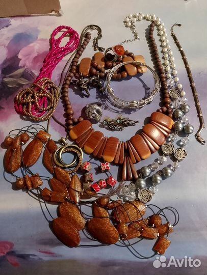 Бижутерия бусы пакетом