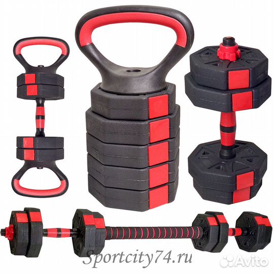 Набор гантелей Hawk DK-10 E36848 6 в 1