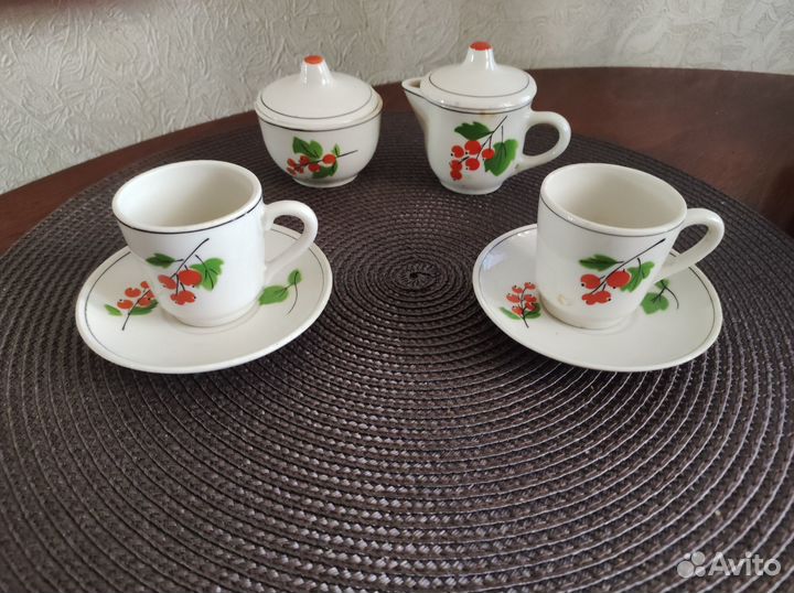 Набор посудки игрушечной фарфор СССР