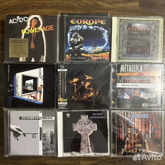 Cd диски 1шт из японии рок фирменные оригиналы