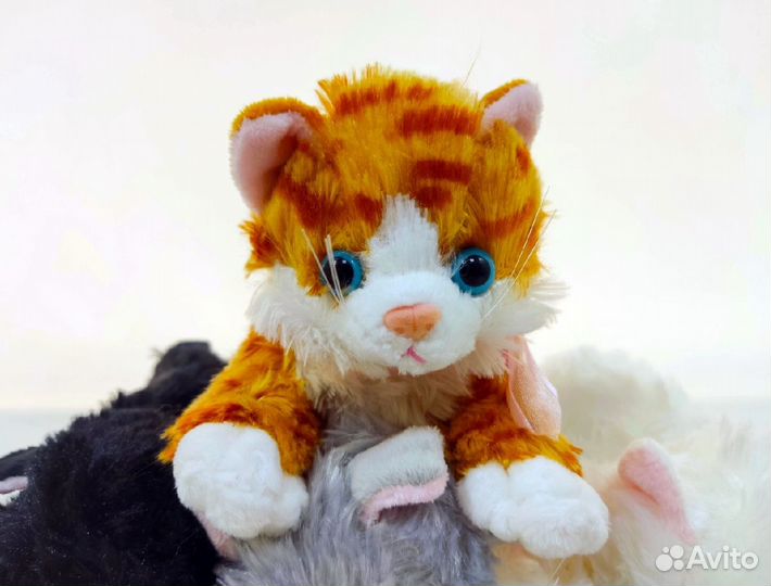 Мягкая игрушка мохнатый котёнок