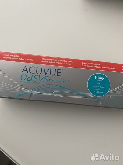 Линзы acuvue oasys hydraluxe
