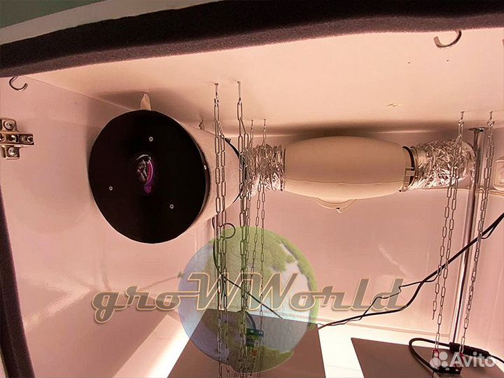 Гроубокс В180хД120хШ70 Quantum Board Rootster 500w