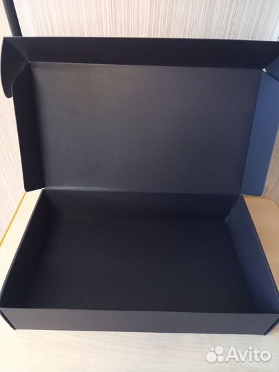 Коробка asus картонная чёрная 39,5х23х8,5 см