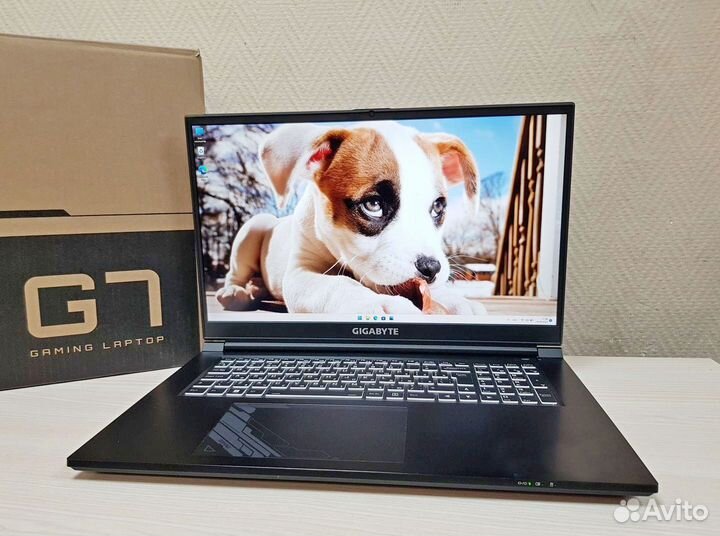 Ноутбук игровой Gigabyte на RTX 3050Ti + Гарантия