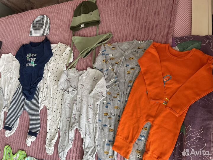 Вещи пакетом на мальчика от 68 до 86 размера