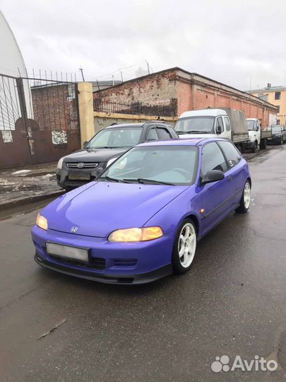 Губа передняя Honda Civic 92-95 Eg Spoon