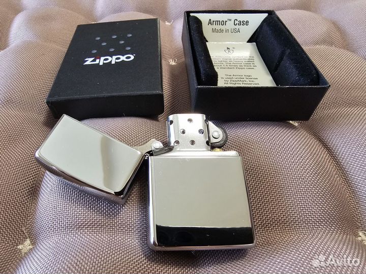 Новая Оригинальная Zippo Armor 167 High Polish Chr