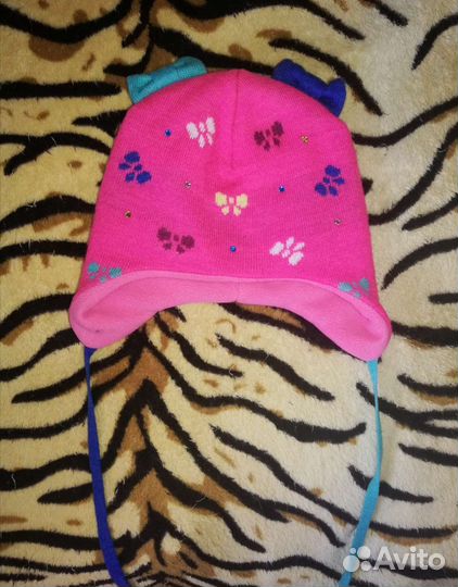 Шапочки и шарф для девочки