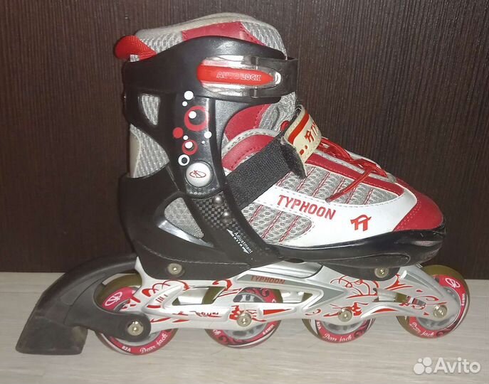 Детские раздвижные ролики, 34-37, Typhoon