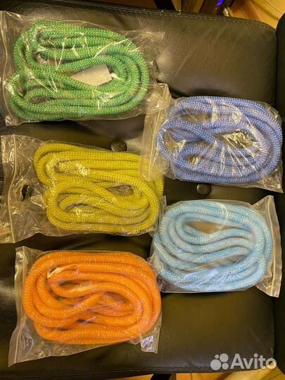 Скакалки гимнастические с люрексом