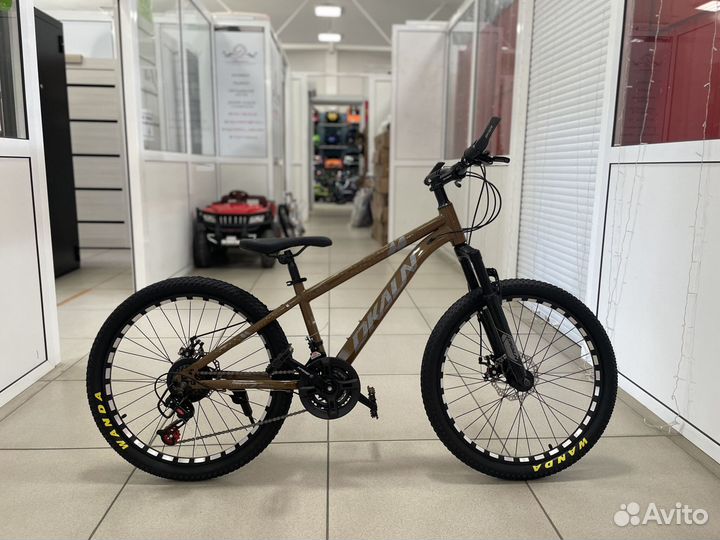 Новый Велосипед Dkaln Коричневый 24 в Воронеже