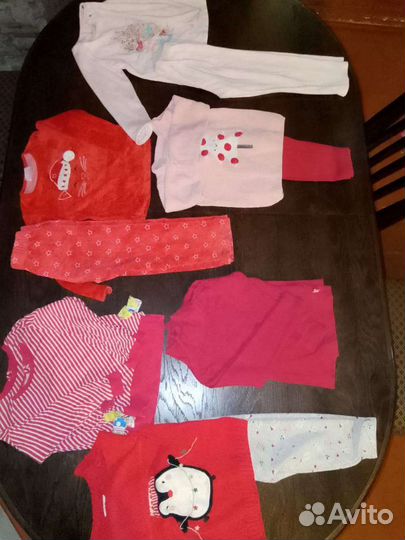 Вещи для двойни девочек цена за всё