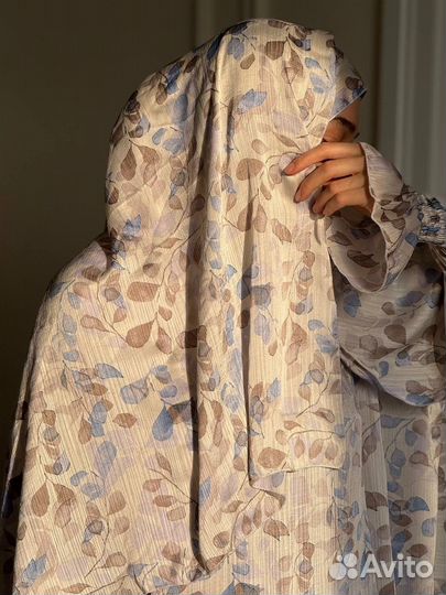 Платье намазник с шарфом