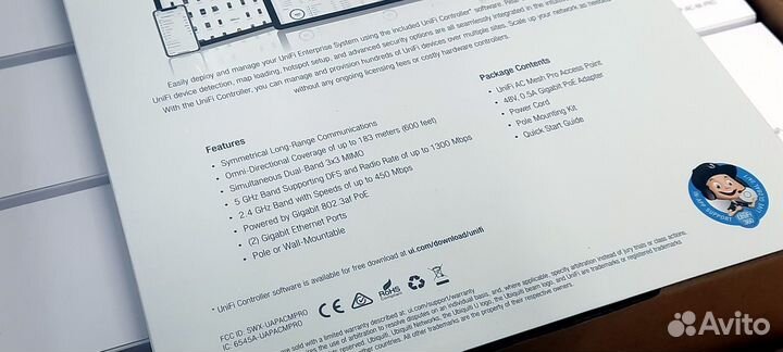 Ubiquiti Unifi AC Mesh Pro UAP-AC-M-PRO новые СПб