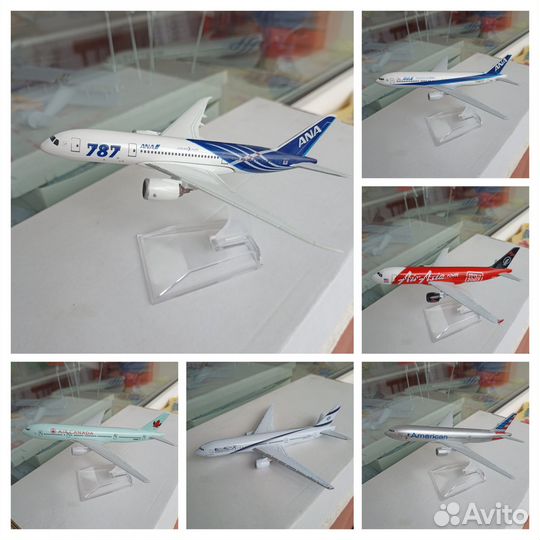 Модель самолета металл