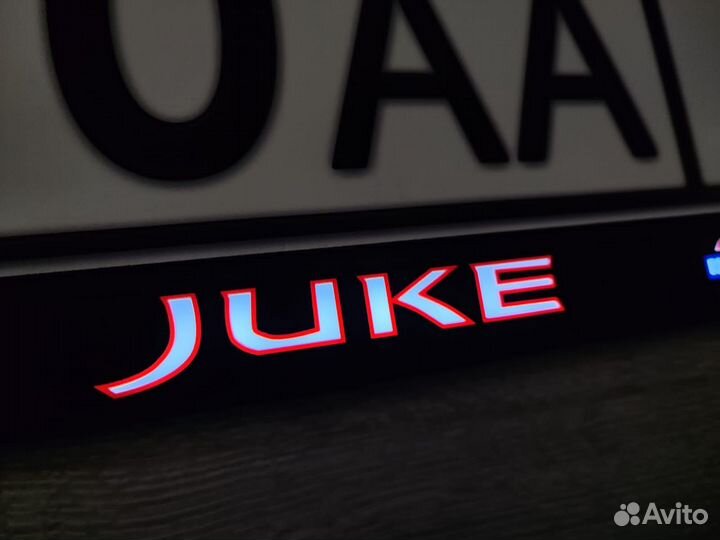 LED рамки под номер с текстом