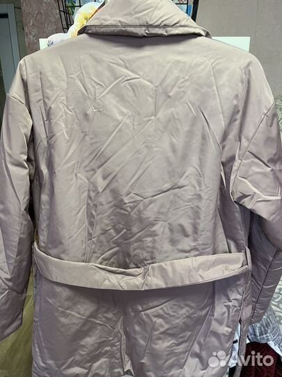 Куртка демисезонная женская 44 46 с поясом